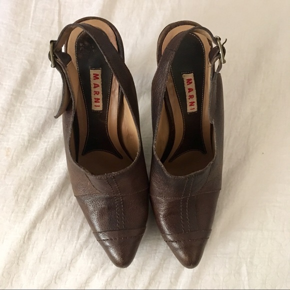 Marni Wood Platform Heels - Picture 2 of 15